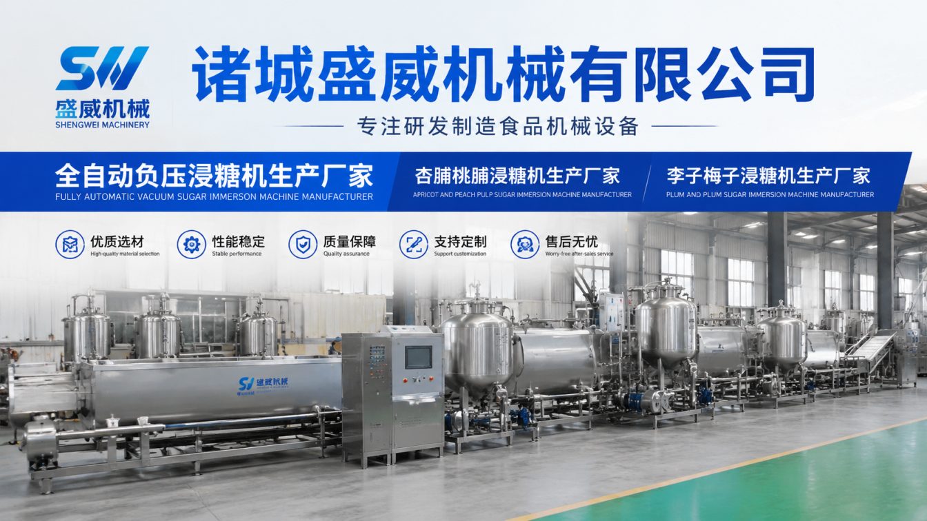 鞍山为果脯加工提供负压浸糖方案